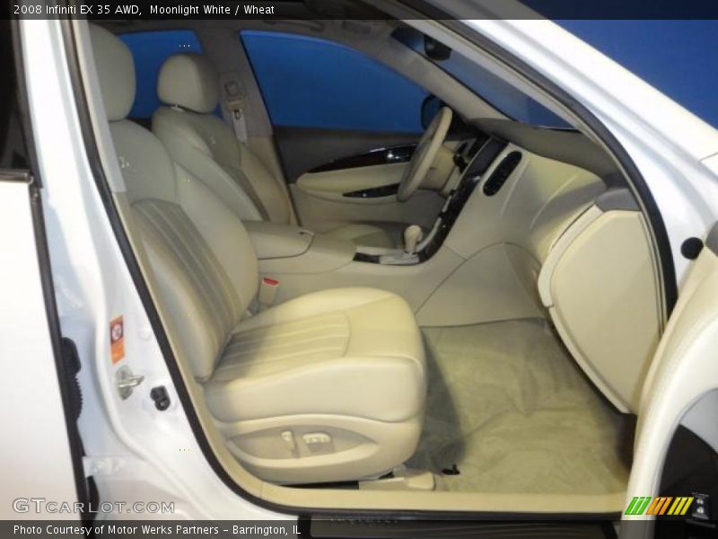 Moonlight White / Wheat 2008 Infiniti EX 35 AWD