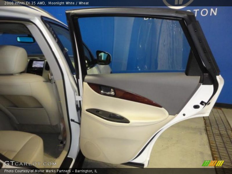 Moonlight White / Wheat 2008 Infiniti EX 35 AWD
