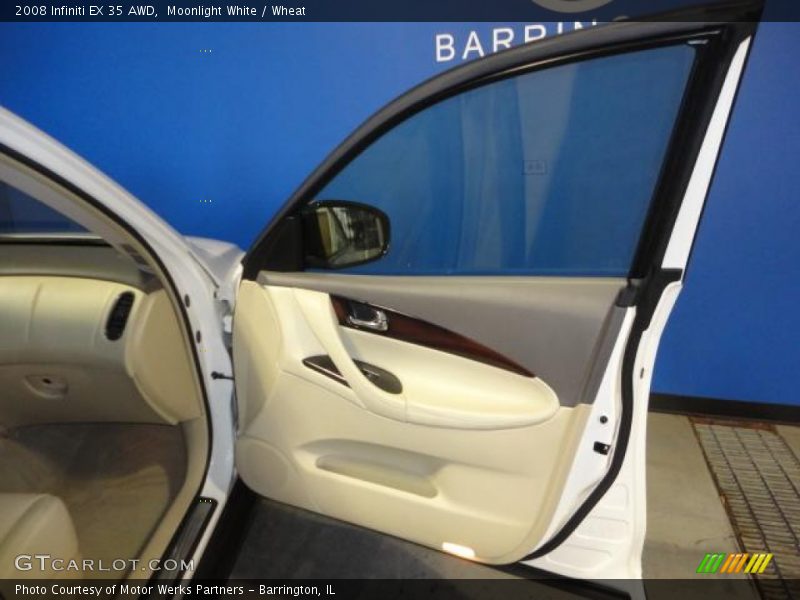 Moonlight White / Wheat 2008 Infiniti EX 35 AWD