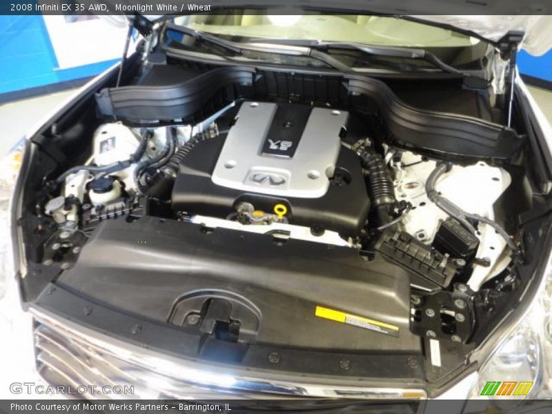 Moonlight White / Wheat 2008 Infiniti EX 35 AWD