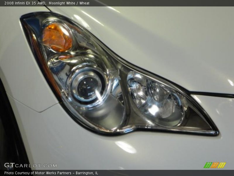 Moonlight White / Wheat 2008 Infiniti EX 35 AWD