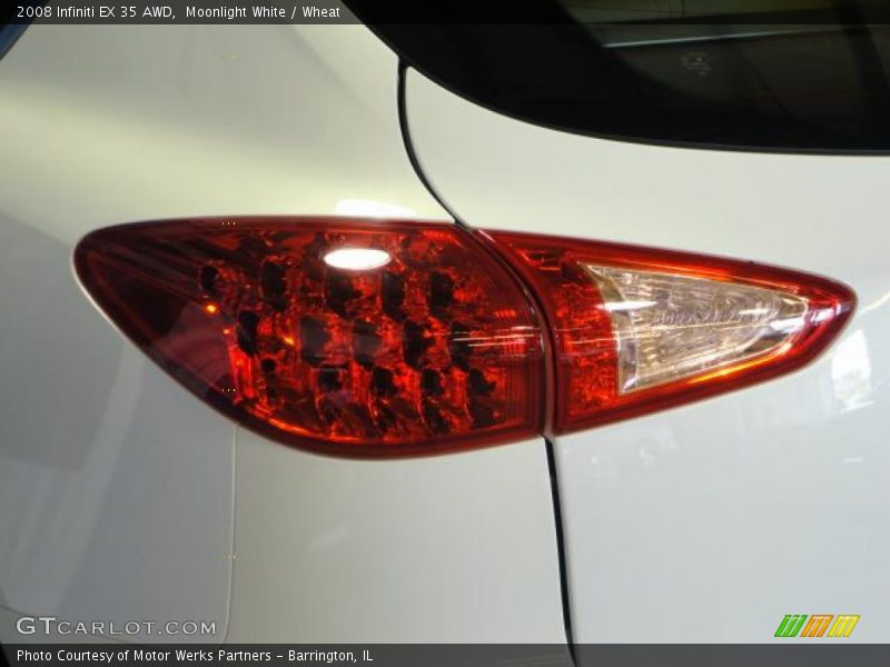 Moonlight White / Wheat 2008 Infiniti EX 35 AWD