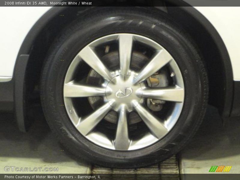 Moonlight White / Wheat 2008 Infiniti EX 35 AWD