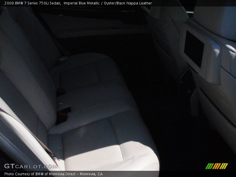 Imperial Blue Metallic / Oyster/Black Nappa Leather 2009 BMW 7 Series 750Li Sedan
