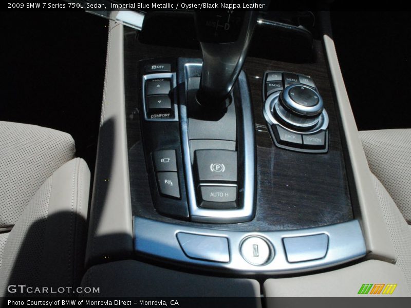 Imperial Blue Metallic / Oyster/Black Nappa Leather 2009 BMW 7 Series 750Li Sedan