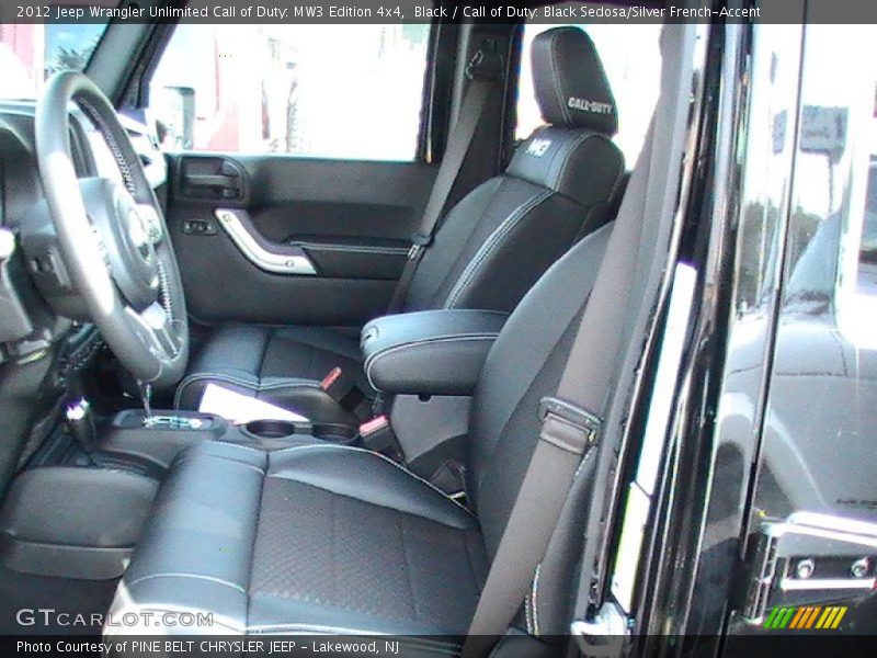 Black / Call of Duty: Black Sedosa/Silver French-Accent 2012 Jeep Wrangler Unlimited Call of Duty: MW3 Edition 4x4