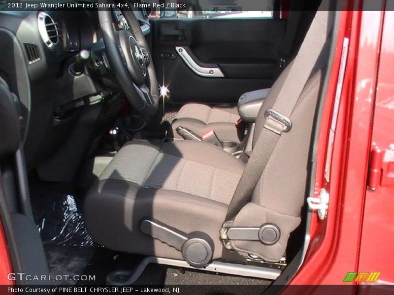 Flame Red / Black 2012 Jeep Wrangler Unlimited Sahara 4x4
