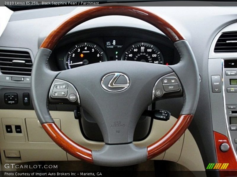 Black Sapphire Pearl / Parchment 2010 Lexus ES 350