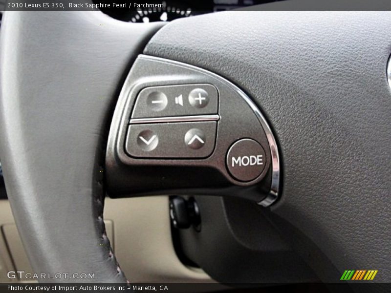Black Sapphire Pearl / Parchment 2010 Lexus ES 350