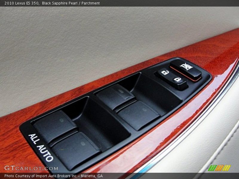 Black Sapphire Pearl / Parchment 2010 Lexus ES 350
