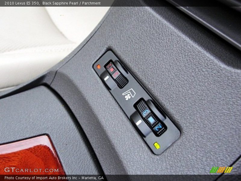Black Sapphire Pearl / Parchment 2010 Lexus ES 350