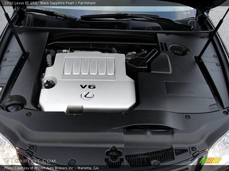 Black Sapphire Pearl / Parchment 2010 Lexus ES 350