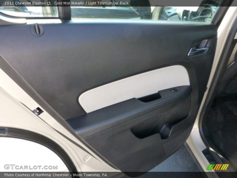Gold Mist Metallic / Light Titanium/Jet Black 2011 Chevrolet Equinox LS