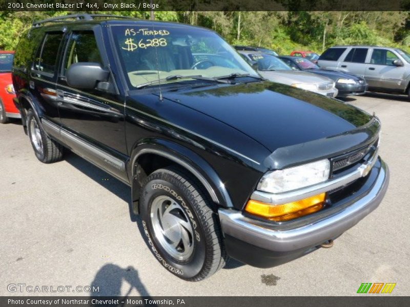 Onyx Black / Beige 2001 Chevrolet Blazer LT 4x4