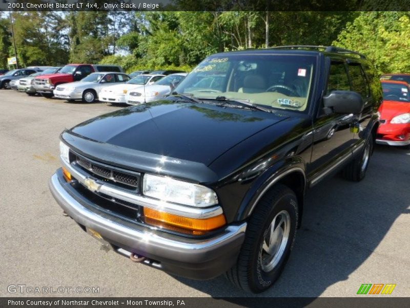 Onyx Black / Beige 2001 Chevrolet Blazer LT 4x4