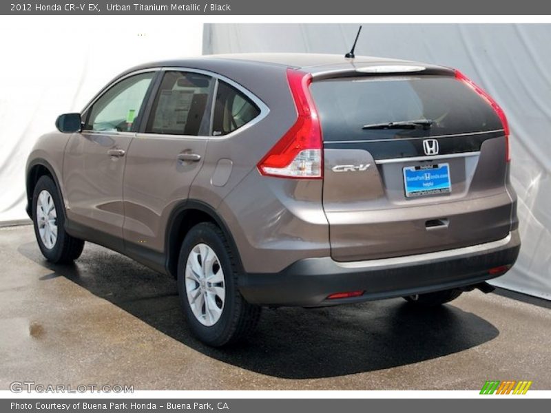 Urban Titanium Metallic / Black 2012 Honda CR-V EX