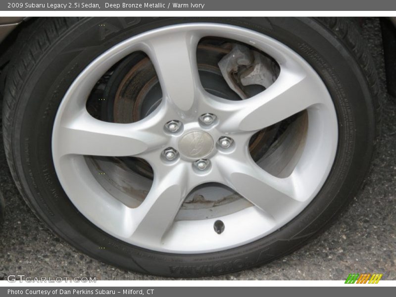 Deep Bronze Metallic / Warm Ivory 2009 Subaru Legacy 2.5i Sedan