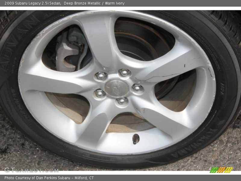 Deep Bronze Metallic / Warm Ivory 2009 Subaru Legacy 2.5i Sedan