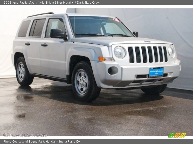 Bright Silver Metallic / Dark Slate Gray 2008 Jeep Patriot Sport 4x4