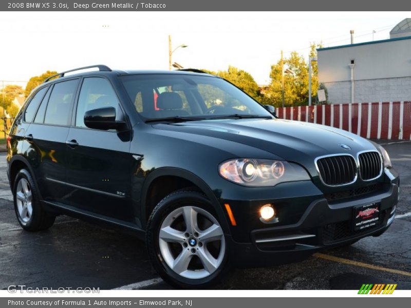 Deep Green Metallic / Tobacco 2008 BMW X5 3.0si