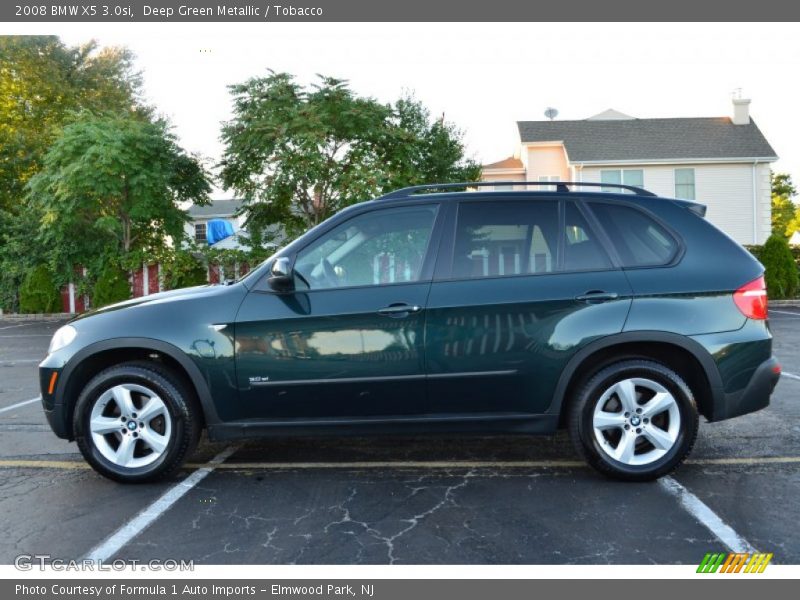 Deep Green Metallic / Tobacco 2008 BMW X5 3.0si