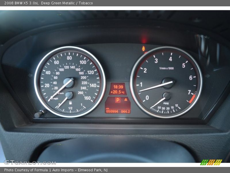 Deep Green Metallic / Tobacco 2008 BMW X5 3.0si