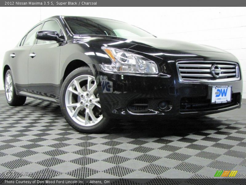 Super Black / Charcoal 2012 Nissan Maxima 3.5 S