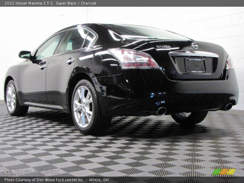 Super Black / Charcoal 2012 Nissan Maxima 3.5 S