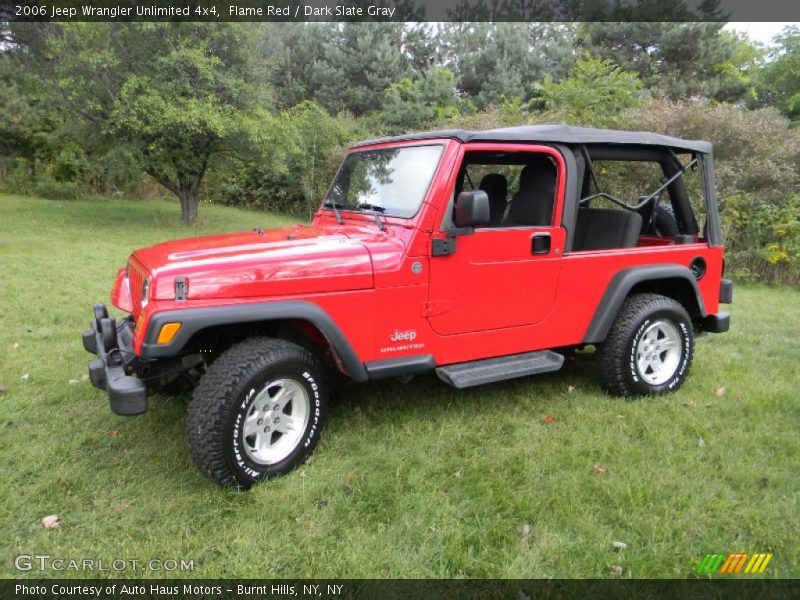 Flame Red / Dark Slate Gray 2006 Jeep Wrangler Unlimited 4x4