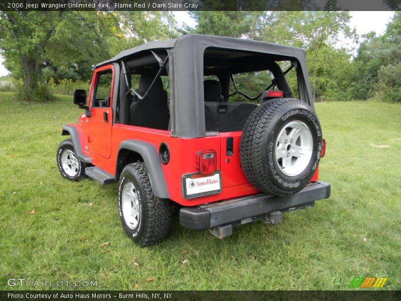 Flame Red / Dark Slate Gray 2006 Jeep Wrangler Unlimited 4x4
