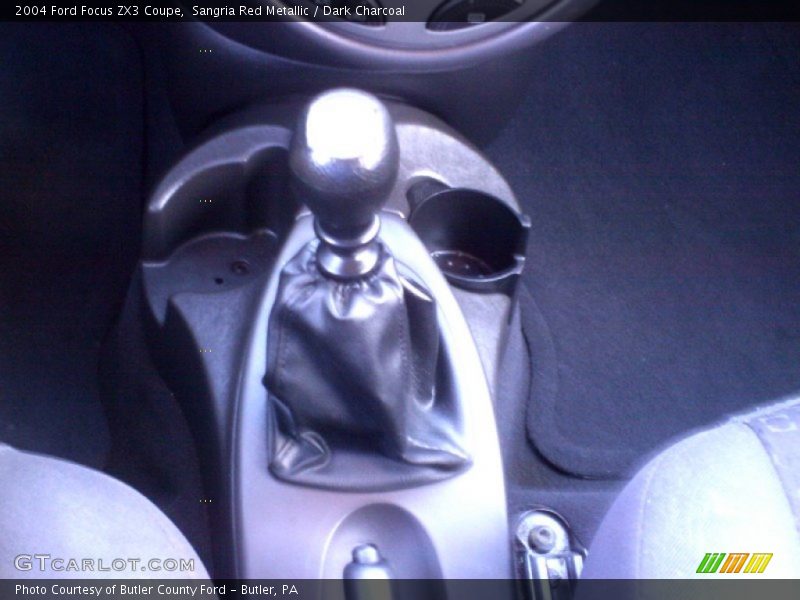 Sangria Red Metallic / Dark Charcoal 2004 Ford Focus ZX3 Coupe