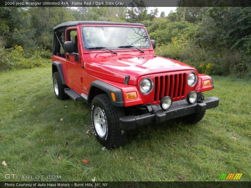 Flame Red / Dark Slate Gray 2006 Jeep Wrangler Unlimited 4x4
