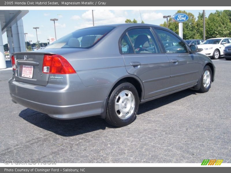 Magnesium Metallic / Gray 2005 Honda Civic Hybrid Sedan