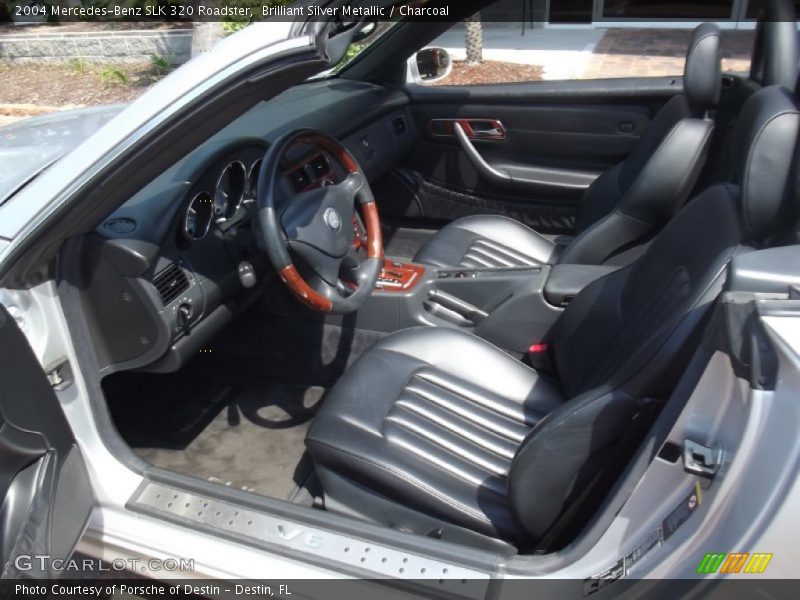  2004 SLK 320 Roadster Charcoal Interior