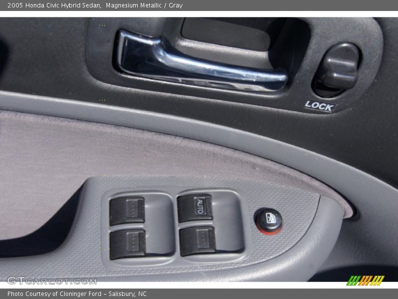 Magnesium Metallic / Gray 2005 Honda Civic Hybrid Sedan
