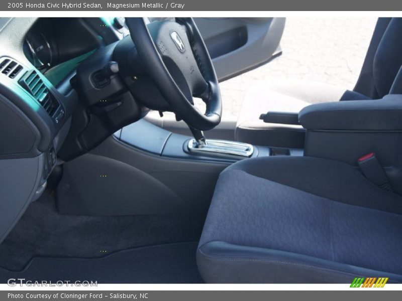 Magnesium Metallic / Gray 2005 Honda Civic Hybrid Sedan