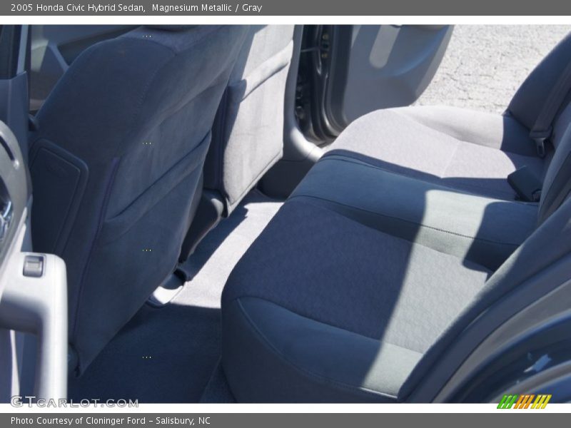 Magnesium Metallic / Gray 2005 Honda Civic Hybrid Sedan