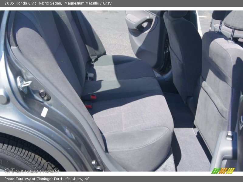 Magnesium Metallic / Gray 2005 Honda Civic Hybrid Sedan