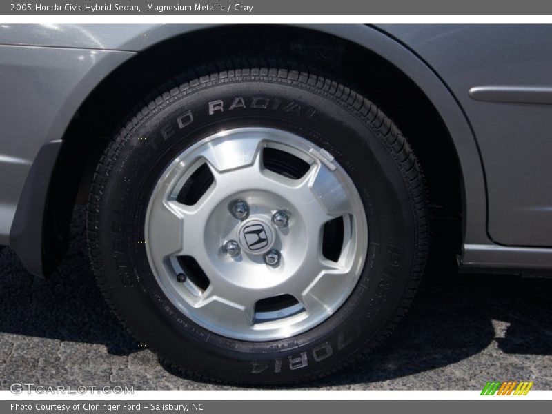 Magnesium Metallic / Gray 2005 Honda Civic Hybrid Sedan