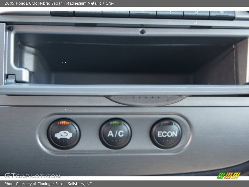 Magnesium Metallic / Gray 2005 Honda Civic Hybrid Sedan