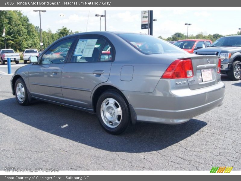 Magnesium Metallic / Gray 2005 Honda Civic Hybrid Sedan