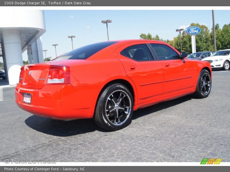 TorRed / Dark Slate Gray 2009 Dodge Charger SE