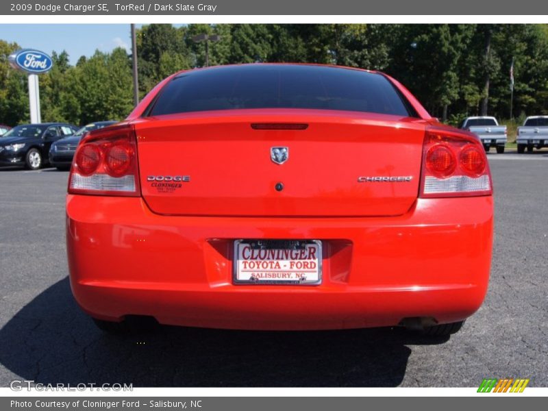 TorRed / Dark Slate Gray 2009 Dodge Charger SE