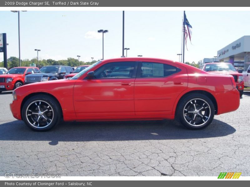 TorRed / Dark Slate Gray 2009 Dodge Charger SE
