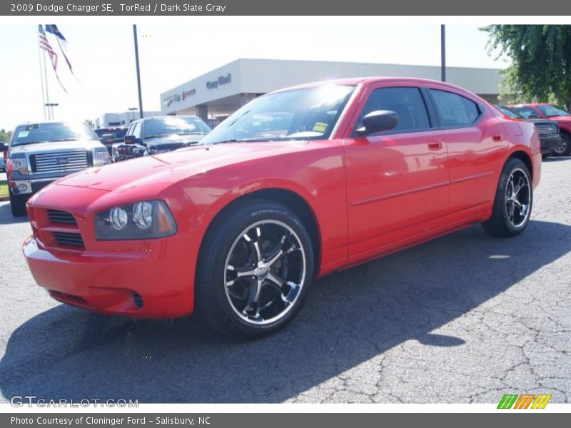 TorRed / Dark Slate Gray 2009 Dodge Charger SE