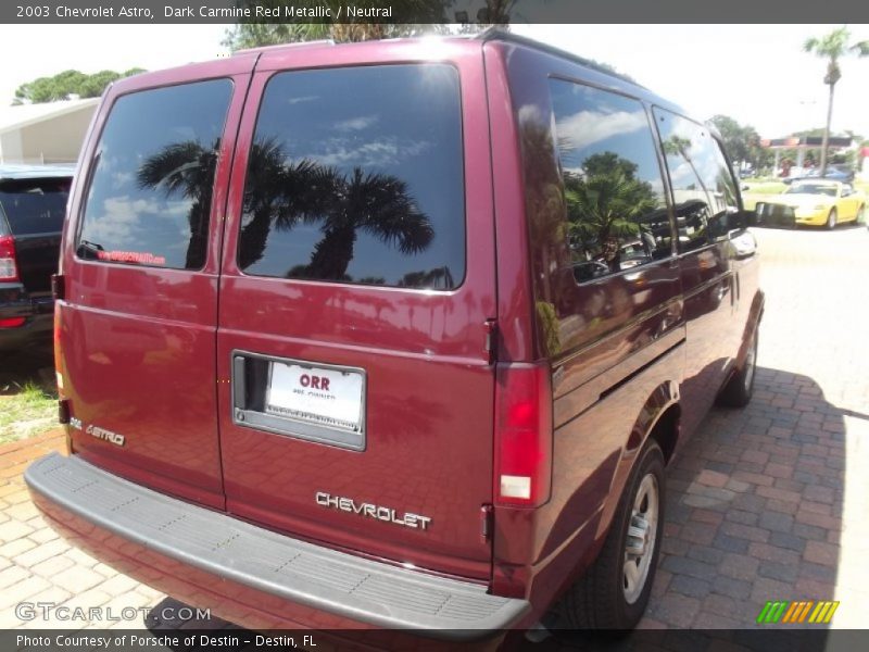 Dark Carmine Red Metallic / Neutral 2003 Chevrolet Astro