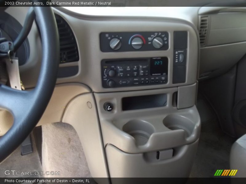 Dark Carmine Red Metallic / Neutral 2003 Chevrolet Astro