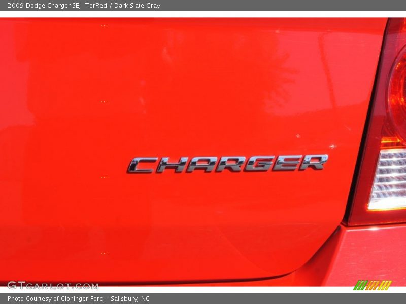 TorRed / Dark Slate Gray 2009 Dodge Charger SE