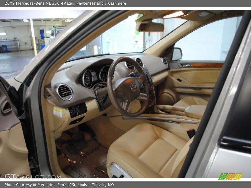 Pewter Metallic / Cashmere 2009 Mercedes-Benz ML 350 4Matic