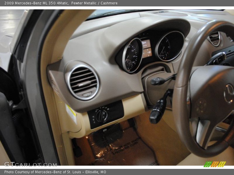 Pewter Metallic / Cashmere 2009 Mercedes-Benz ML 350 4Matic